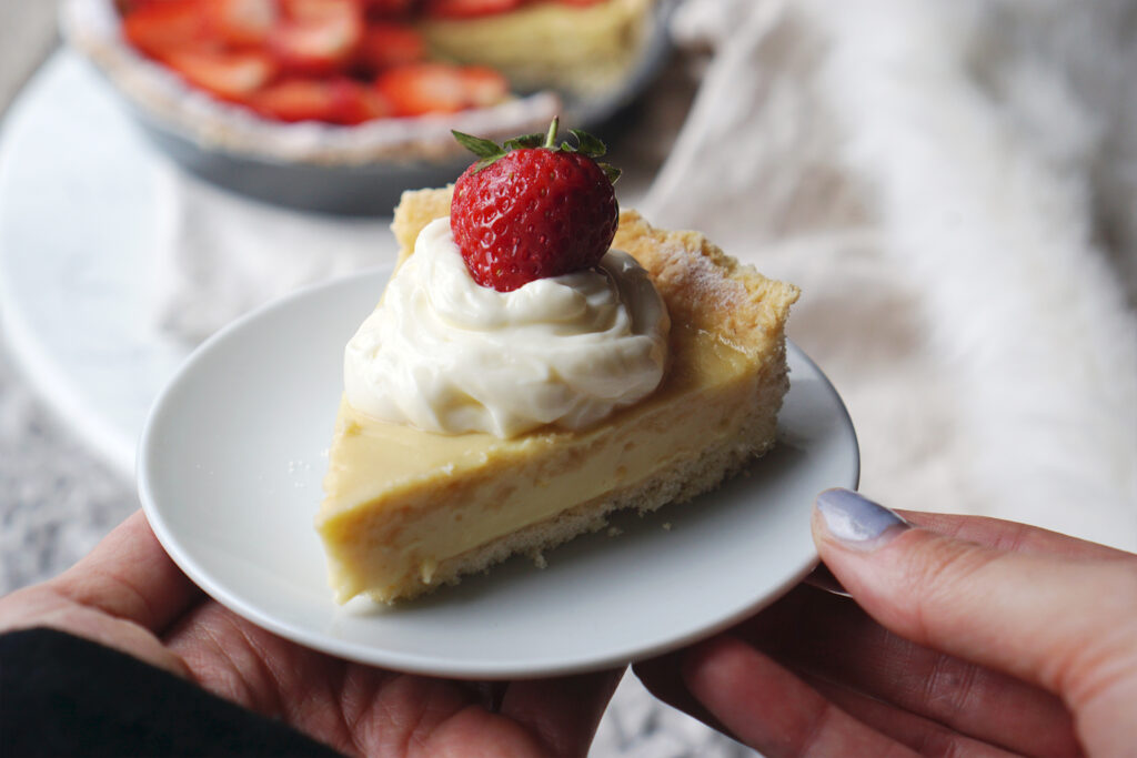 Gluten Free Cream Pie Homemade Shortcrust Pastry Kimi Eats Gluten